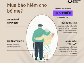 Mua bảo hiểm cho bố mẹ.