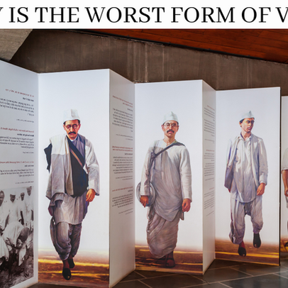 “POVERTY IS THE WORST FORM OF VIOLENCE”- MAHATMA GANDHI