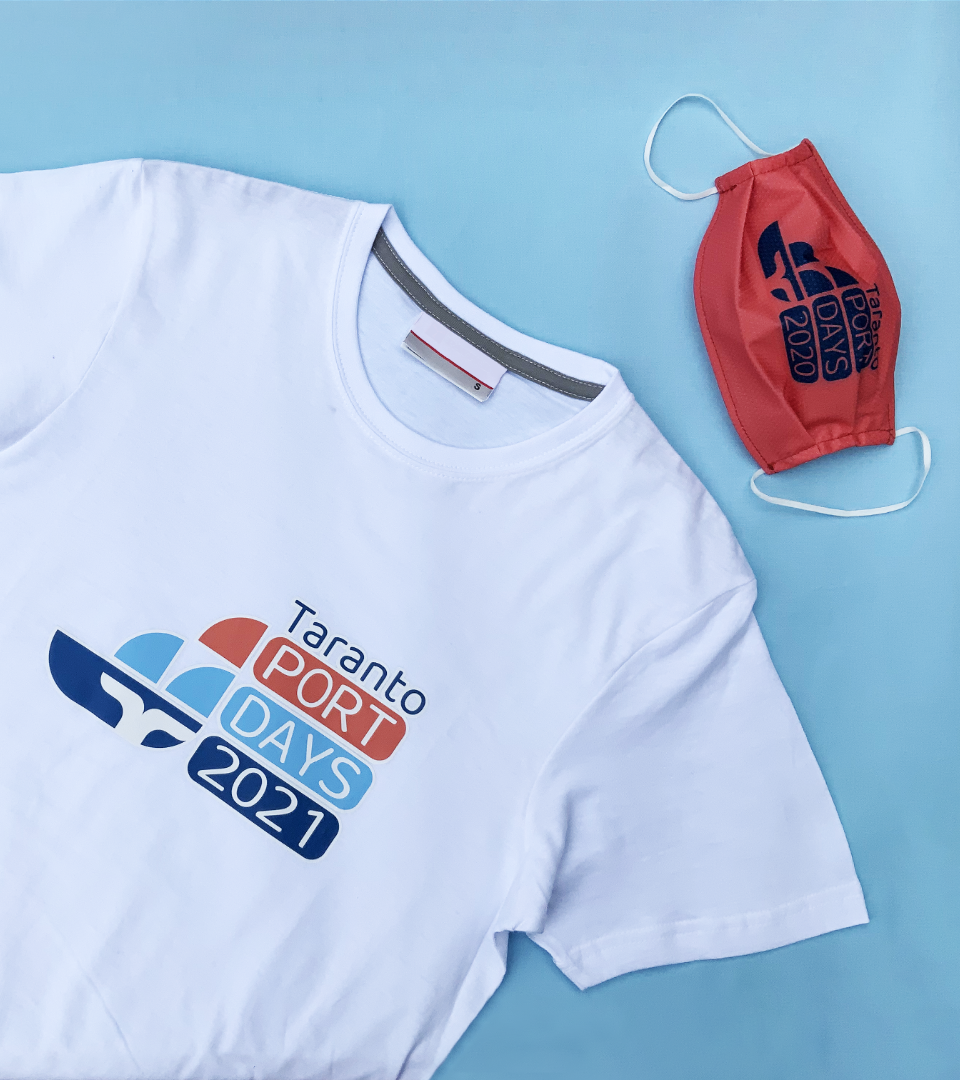 Taranto Port Days 2021 T-shirt and matching mask