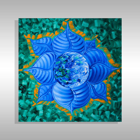 famous colorful vintage Hispanic art created by Miami based artist Laelanie Larach