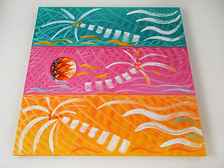 Luxury Coastal Palm Trees Art for Sale in Fort Lauderdale Florida by Laelanie Larach