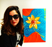 contemporary paintings for sale Miami Florida Laelanie Larach