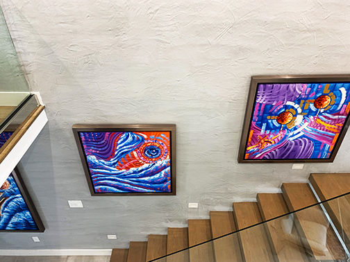 The Vibrant Influence of Laelanie Larach Contemporary Abstract Artwork in Miami Beach