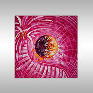 famous original paintings for sale in Miami of abstract art and ocean paintings created by Laelanie Larach