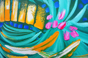 contemporary coastal art in Miami by Laelanie Larach