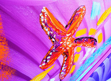 Best Latino Art created by Honduras Hispanic Artist Laelanie Larach in Florida