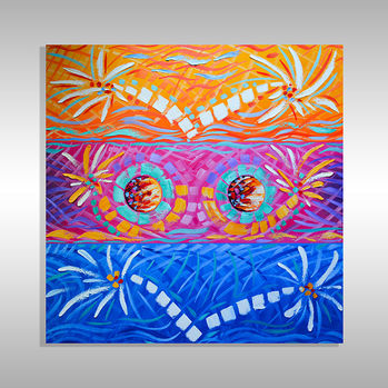 best original abstract art for sale in Miami Florida by Laelanie Larach