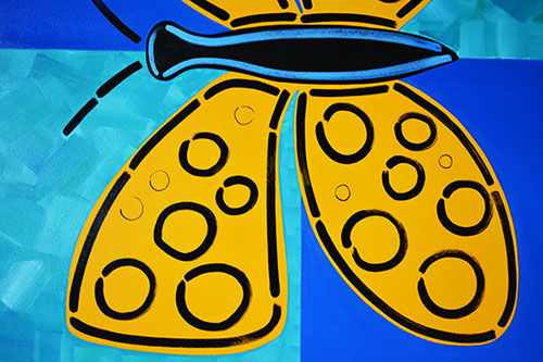 The Queen of Abstract Art in Miami Florida Laelanie Larach at Laelanie Art Gallery