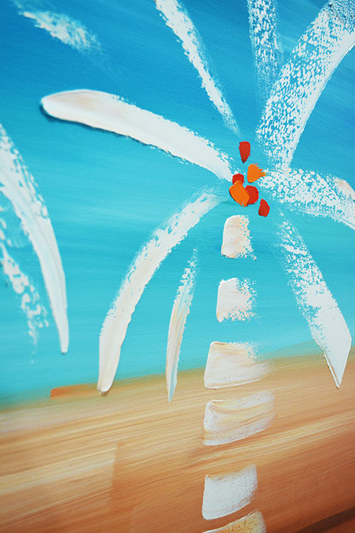 Famous Tropical Ocean Paintings for Sale in Miami Beach Florida created by Ocean Artist Laelanie Larach