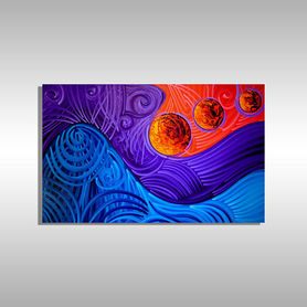 Original contemporary abstract art in Miami Florida created by contemporary abstract artist Laelanie Larach