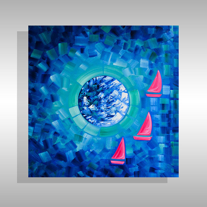 Buy the Famous Laelanie Larach Contemporary Abstract Art in Florida for Your Home Interiors