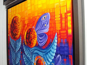 Unique Original Abstract Commission Art in Miami Dade Florida created by the Custom Abstract Artist Laelanie Larach