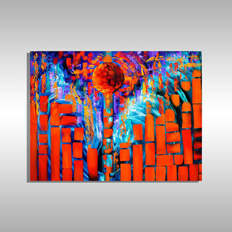 Best Original Iconic Abstract Art in Miami Beach by Abstract Artist Laelanie Larach