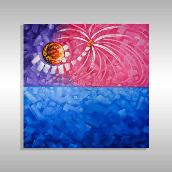 original abstract paintings for sale Miami Florida created by the famous abstract artist Laelanie Larach at Laelanie Art Gallery