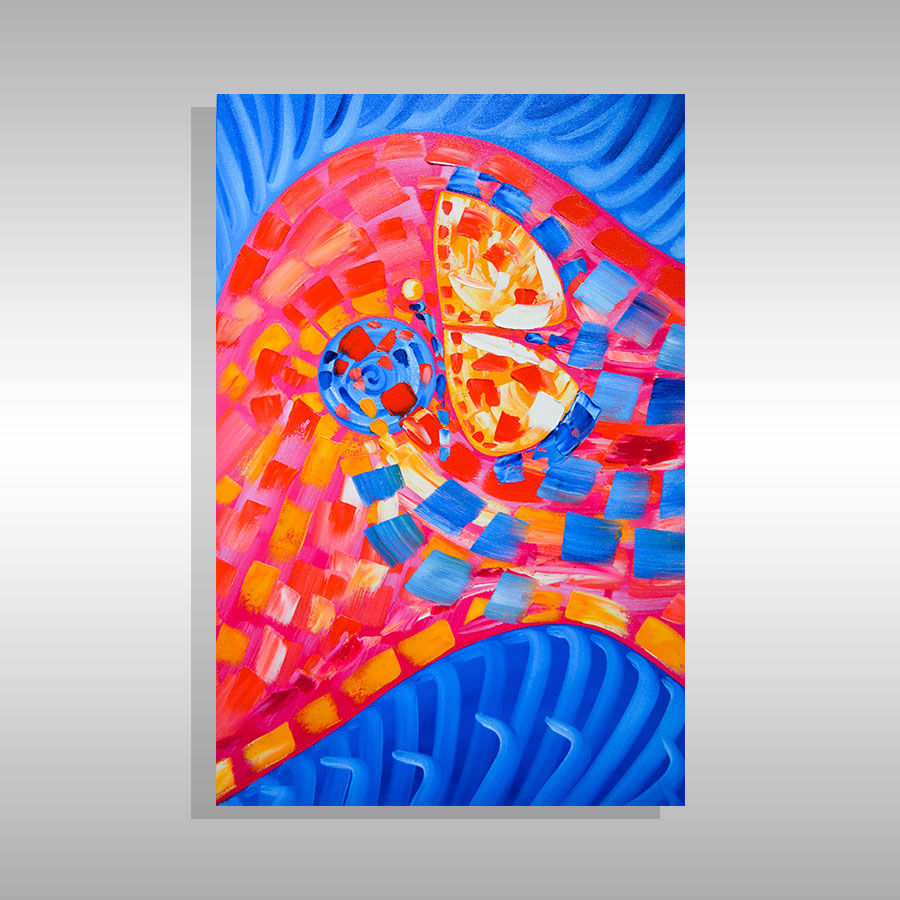 Laelanie Larach Original Miami Paintings with a Hispanic Honduran Art Style