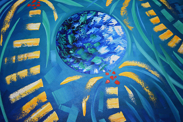 Original Palm Trees Art in Fort Lauderdale Florida created by Laelanie Larach