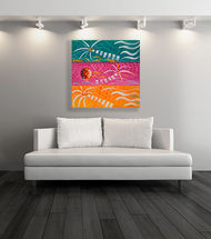 art in Miami for sale by Miami based artist Laelanie Larach at Laelanie Art Gallery
