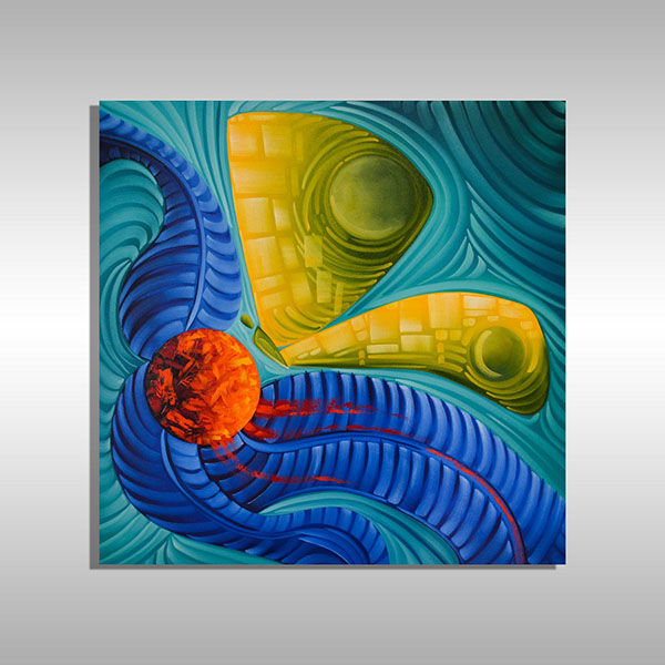 Abstract Marine Honduras Art for Sale in Miami by Laelanie Larach