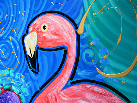 Best Contemporary Abstract Art in Miami Beach for Home Interiors by Contemporary Abstract Artist Laelanie Larach
