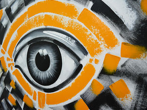 Latino Miami Modern Abstract Paintings with Summer Colors created by Abstract Artist Laelanie Larach at Laelanie Art Gallery