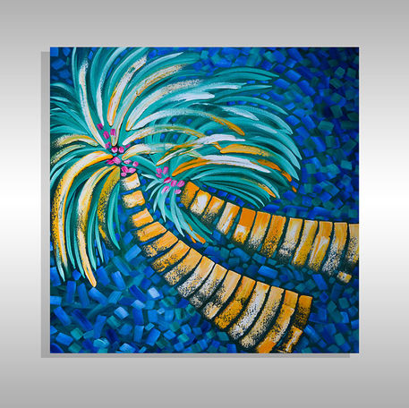 palm tree art in Florida for sale