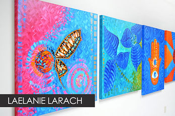 contemporary art in Miami for sale by contemporary artist Laelanie Larach