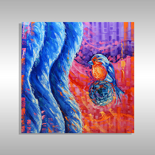 Famous Contemporary Abstract Paintings in Miami Beach by Abstract Contemporary Artist Laelanie Larach