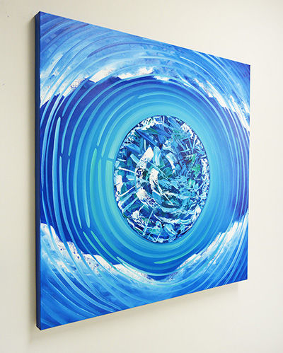 Miami Based Artist Laelanie Larach Contemporary Paintings in Miami Beach