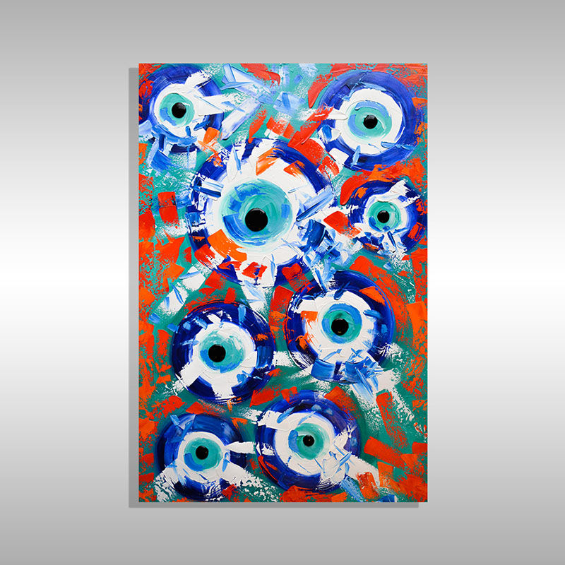 Abstract Eye Art in Miami Florida created by Miami Based Artist Laelanie Larach