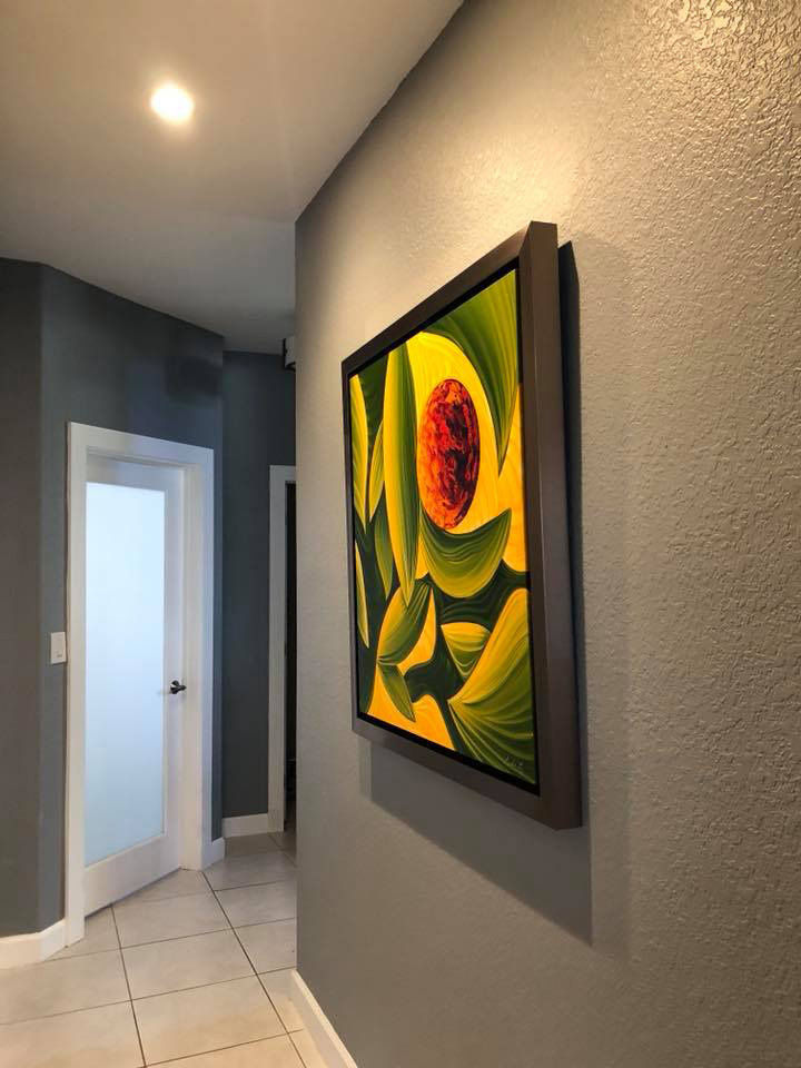 Caribbean Modern Art in Plantation Florida Created by Miami Based Artist Laelanie Larach