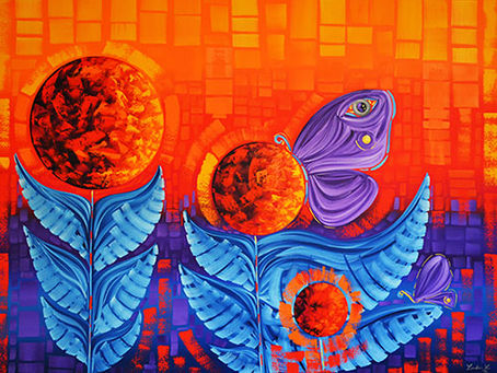 Honduran Contemporary Wall Art Created by Laelanie Larach in Florida