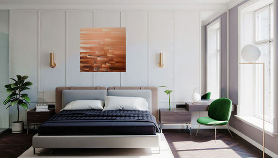 Best Upscale Miami Beach Abstract Paintings by Abstract Artist Laelanie Larach