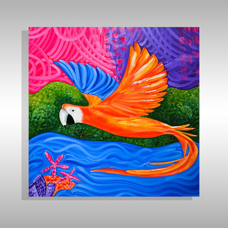 Caribbean paintings in Florida by Laelanie Larach