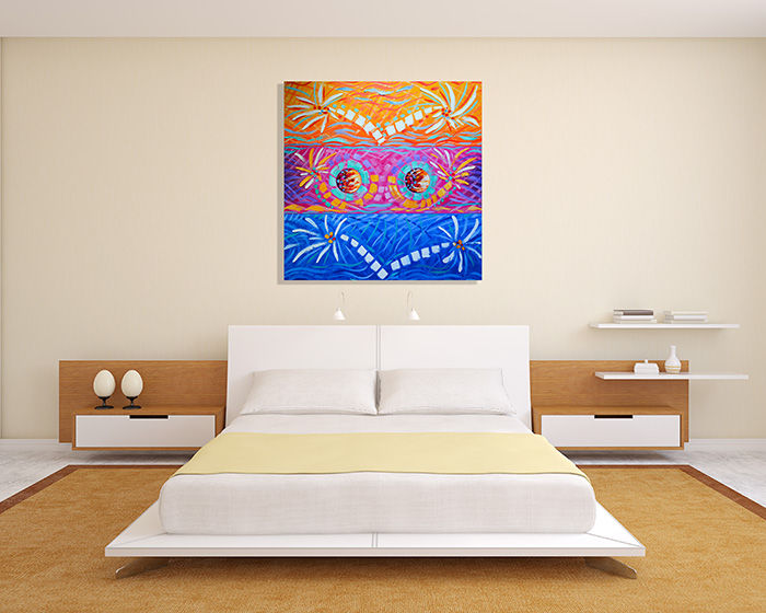 Miami Beach Famous Coastal Art for Sale created by Miami Based Artist Laelanie Larach for Interior Designers and Hotel Owners