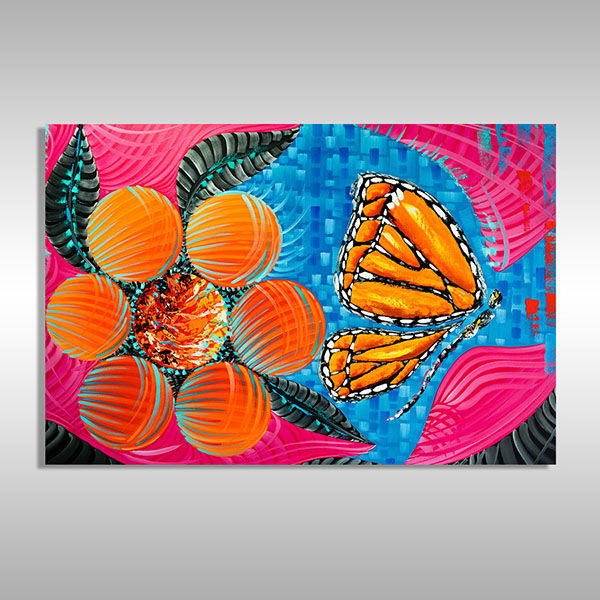 Laelanie Larach Famous Abstract Wall Art with Butterflies in Miami and Florida