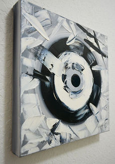 evil eye painting for sale in Miami created by contemporary artist Laelanie Larach