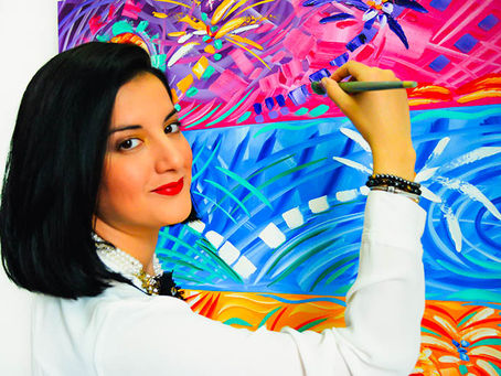 Contemporary Top Rated Modern Art in Miami Florida created by Miami Based Artist Laelanie Larach