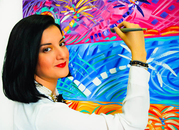 Famous Caribbean Art in Miami of Laelanie Larach for Beach Home Interiors