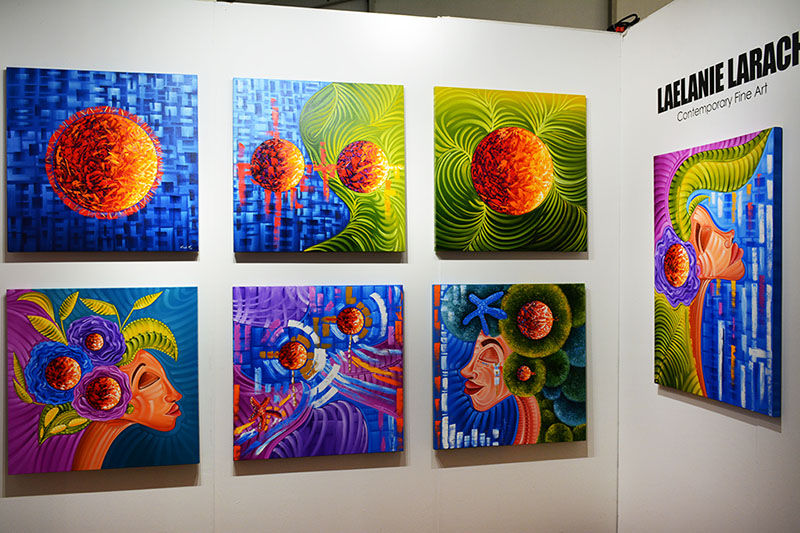 Best Original Contemporary Abstract Fine Art in Miami by the Famous Abstract Artist Laelanie Larach