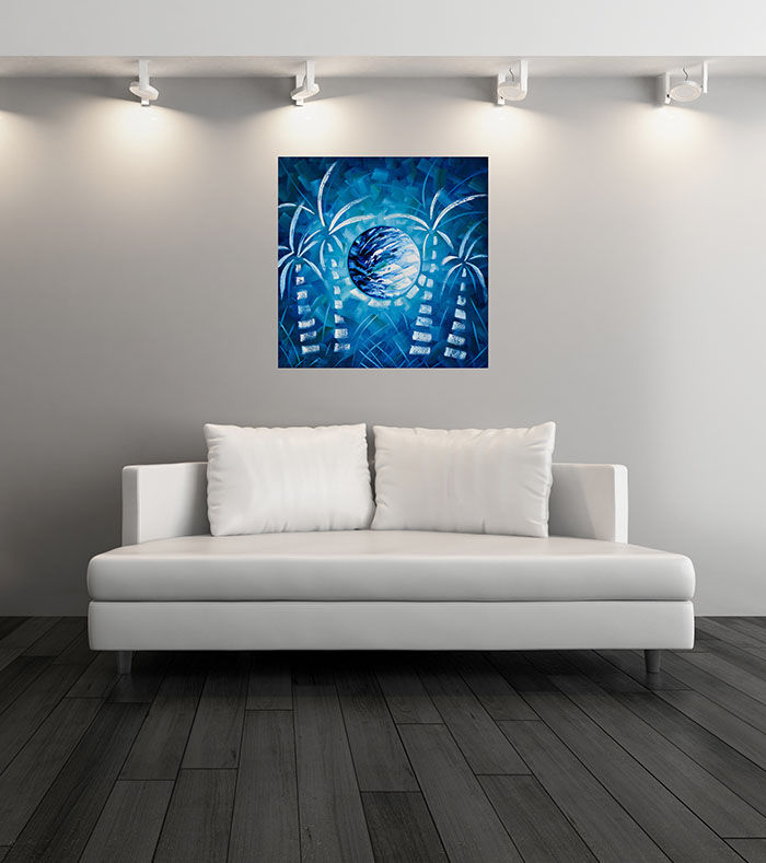 Discover the Best Palm Trees Art in Florida created by Miami Based Artist Laelanie Larach