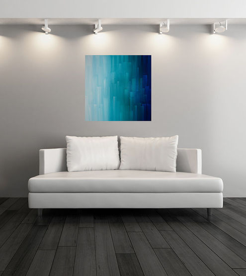 colorful contemporary pop art in Miami Beach Florida created by the famous Miami based artist Laelanie Larach 