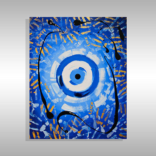 New Famous Original Colorful Hispanic Art in Miami by Hispanic Honduran Artist Laelanie Larach