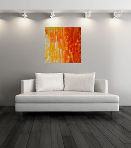 abstract art in Miami by famous abstract artist Laelanie Larach