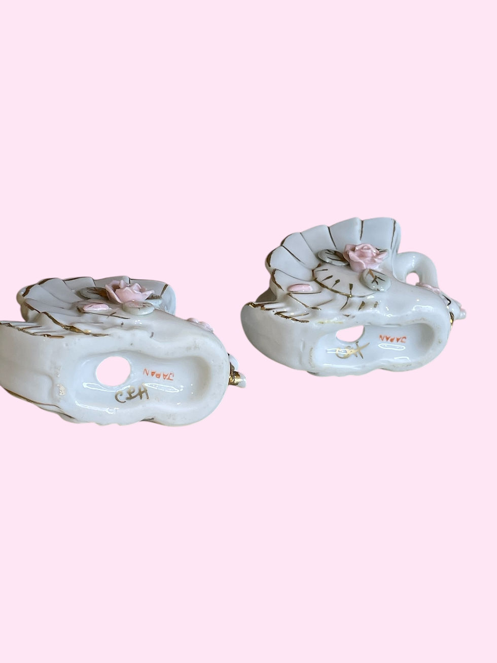 Thumbnail: Antique Swan Salt & Pepper Shaker Set