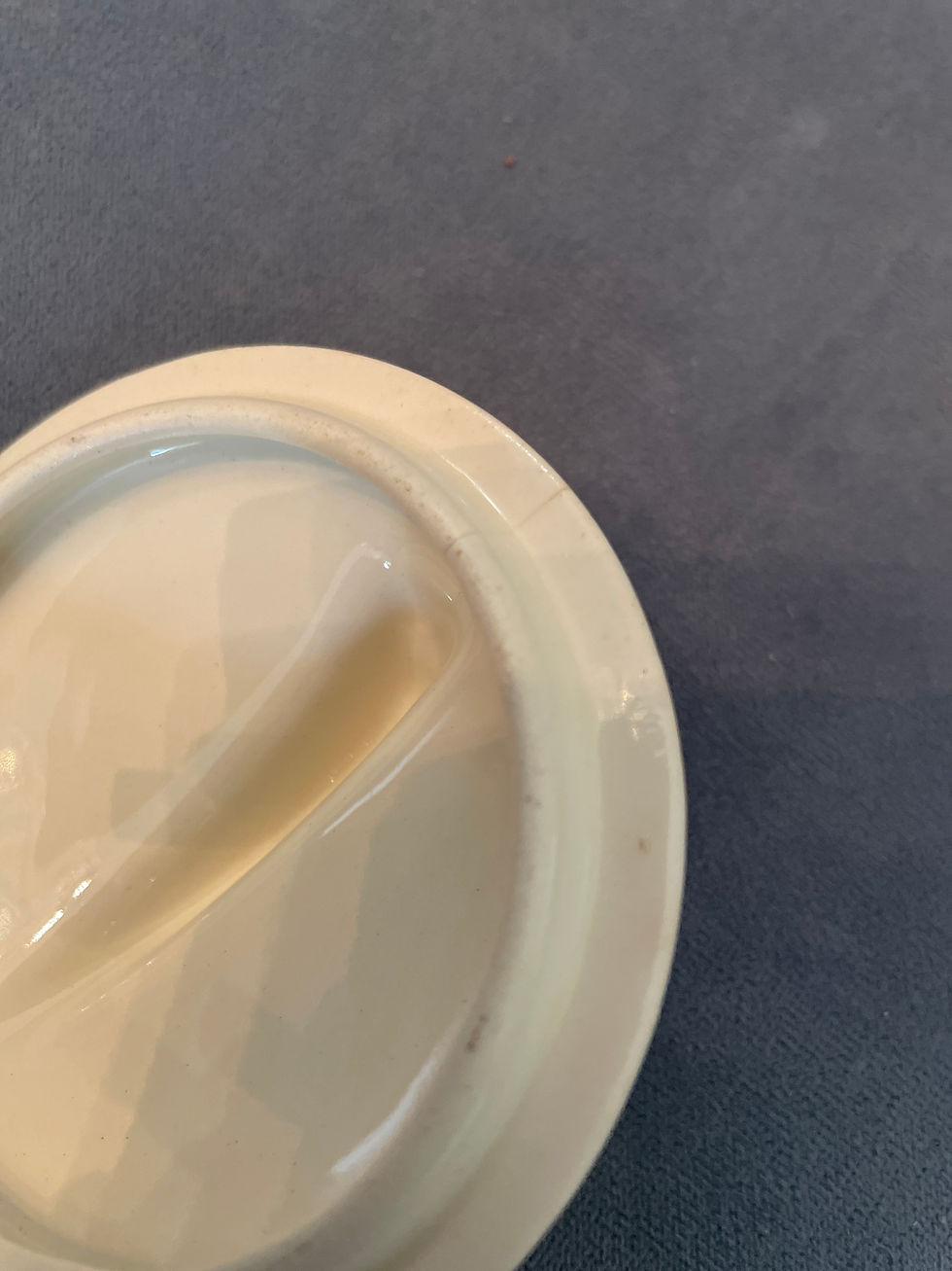 Thumbnail: 4 Piece Wheat Pattern Sugar/Creamer Set