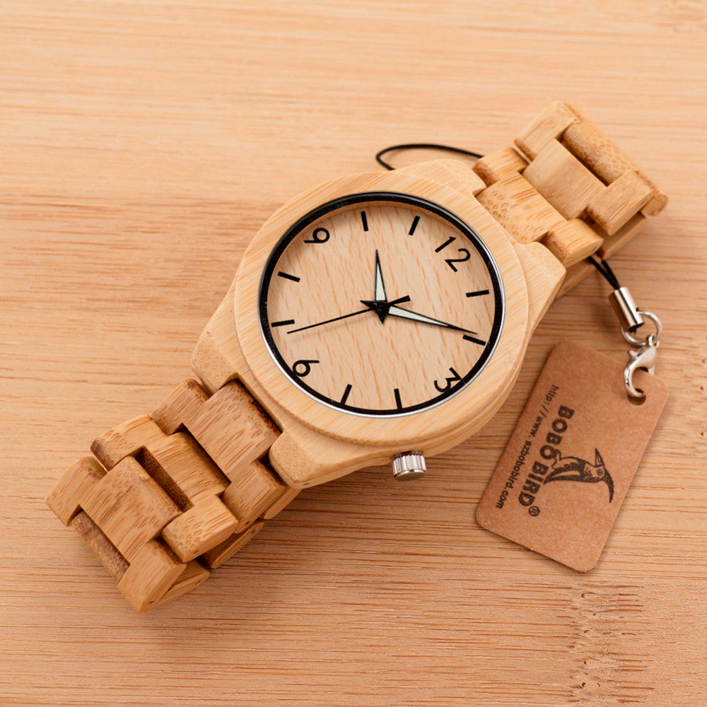 Men's Natural Wood Watch (Bobo Bird)