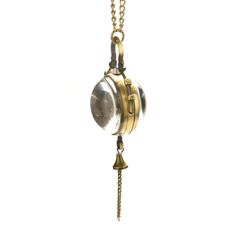 Thumbnail: Skeleton Pocket Watch Pendant and Chain Necklace, steam punk, vampire, new year's, pocket watch