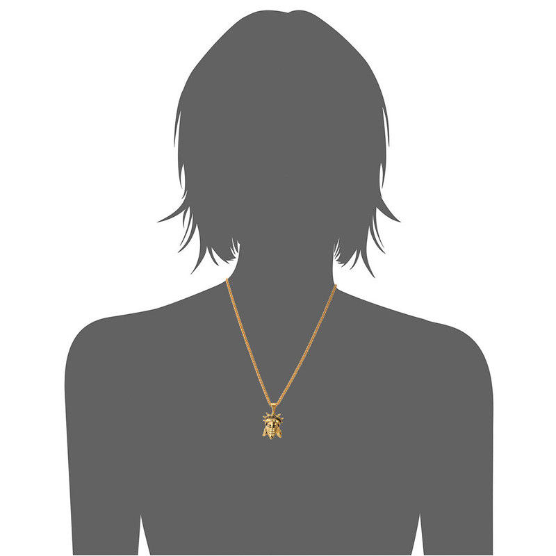 Thumbnail: Liberty Bandit, Stainless Steel/Gold Plated Necklace and Chain