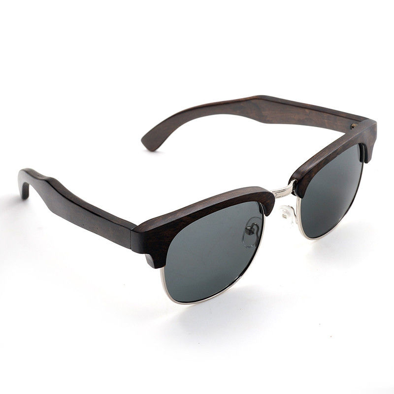 Thumbnail: Hand Made UNISEX Wooden/Metal Sunglasses (3 Colors) with Wooden Box, beach, pool, surfing, summer