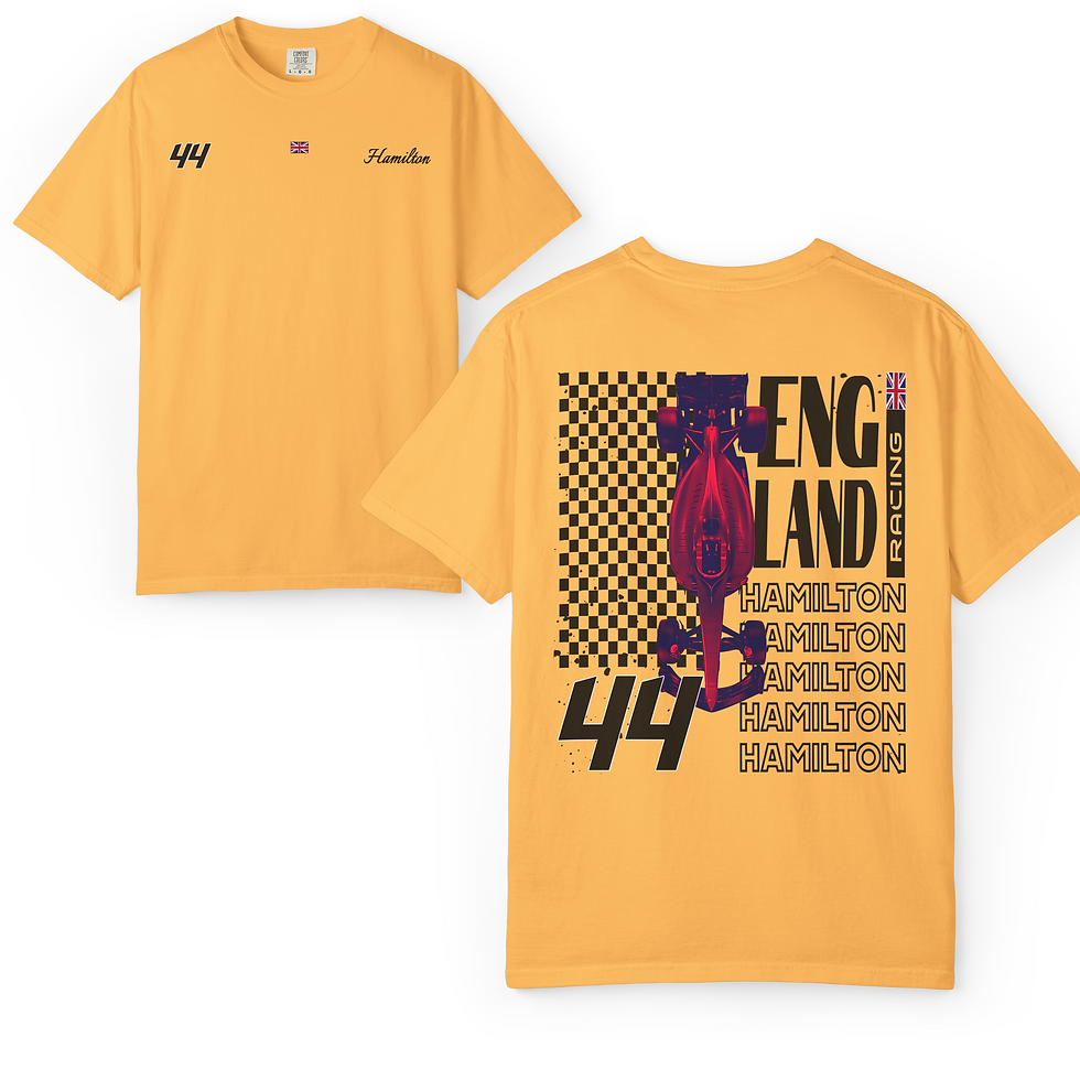 Thumbnail: hamilton inspired comfort colors motorsport racing t shirt retro streetwear tee